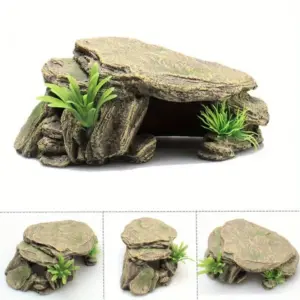 Plateforme flottante décorative pour tortue aquatique