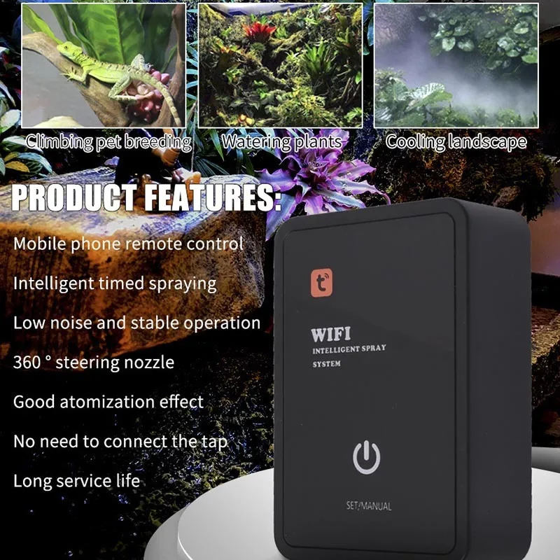 Brumisateur intelligent Wi-Fi pour terrarium et reptiles – Image 2