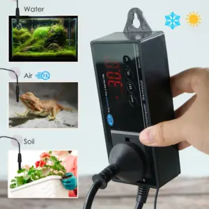 Thermostat numérique avec sonde de température pour terrarium
