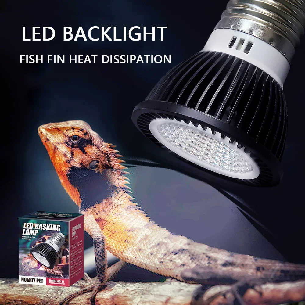 Lampe LED UVB et UVA pour reptiles, basse consommation – Image 2