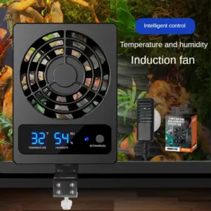 Ventilateur connecté température et humidité pour terrarium