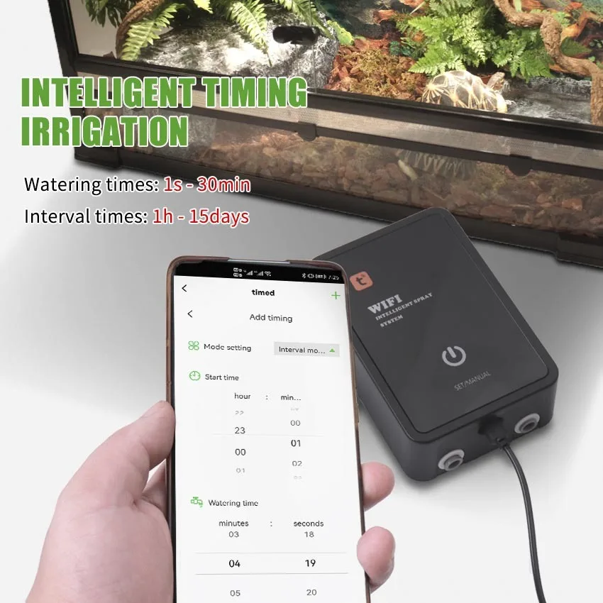 Brumisateur intelligent Wi-Fi pour terrarium et reptiles – Image 4