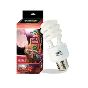 Ampoule fluorescente UVB 15.0 intense pour terrarium